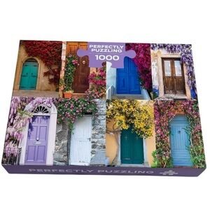 New Unopened 1000-Piece Talking Tables Spring Doors Puzzle 29.5”x19.5”